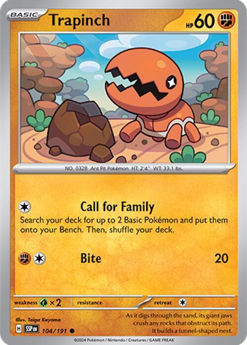 Trapinch [SV08: Surging Sparks - 104/191]