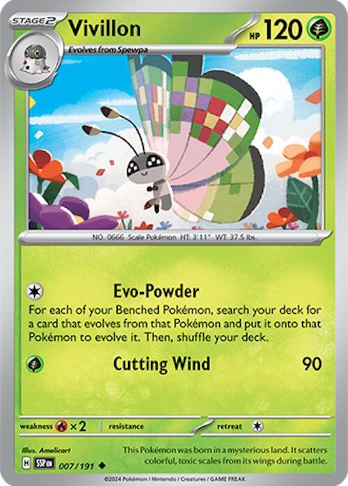 Vivillon - 007/191 [SV08: Surging Sparks - 007/191]