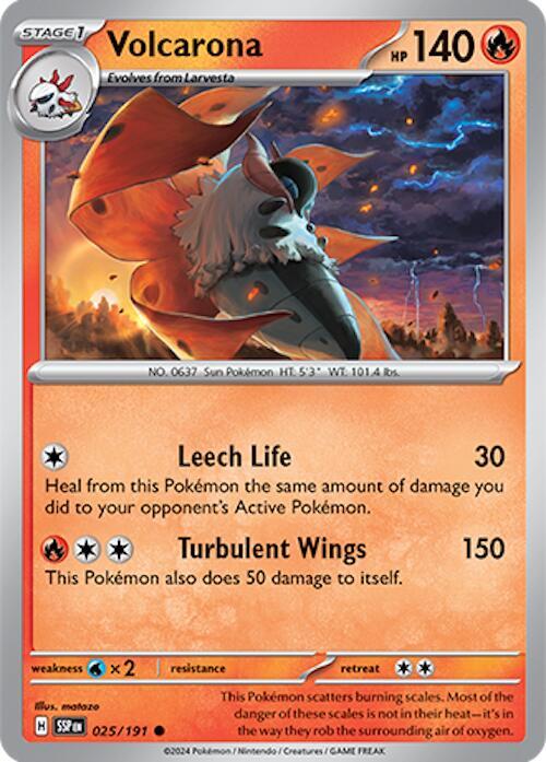 Volcarona [SV08: Surging Sparks - 025/191]