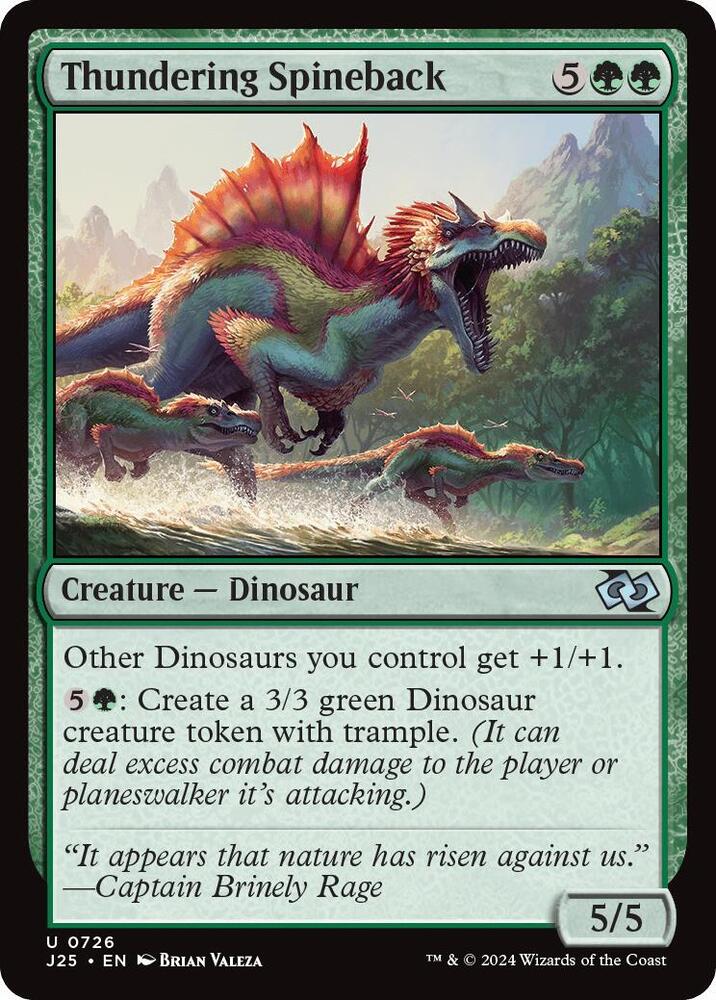 Thundering Spineback [Foundations Jumpstart - 726]