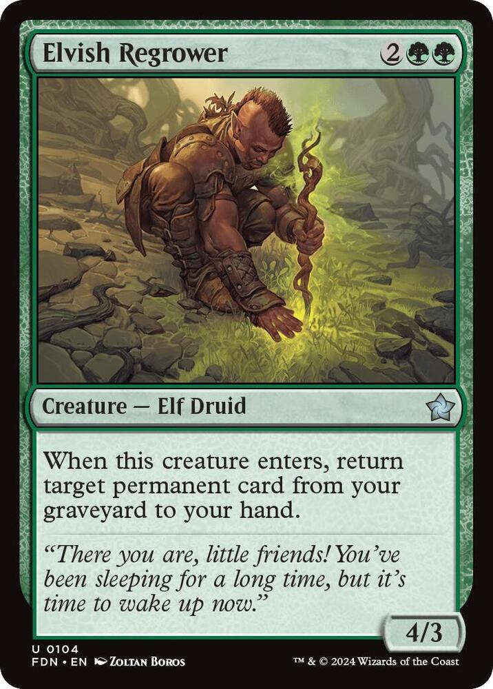 Elvish Regrower [Foundations - 104]