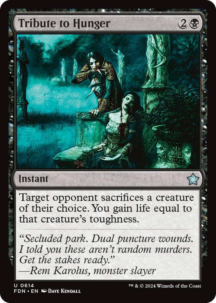 Tribute to Hunger [Foundations - 614]