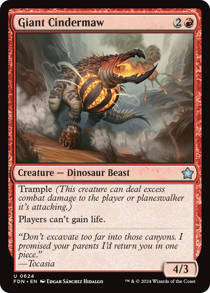Giant Cindermaw [Foundations - 624]