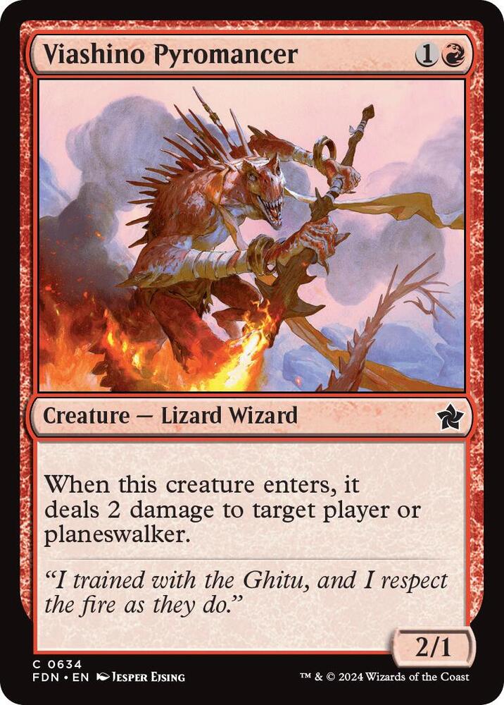 Viashino Pyromancer [Foundations - 634]