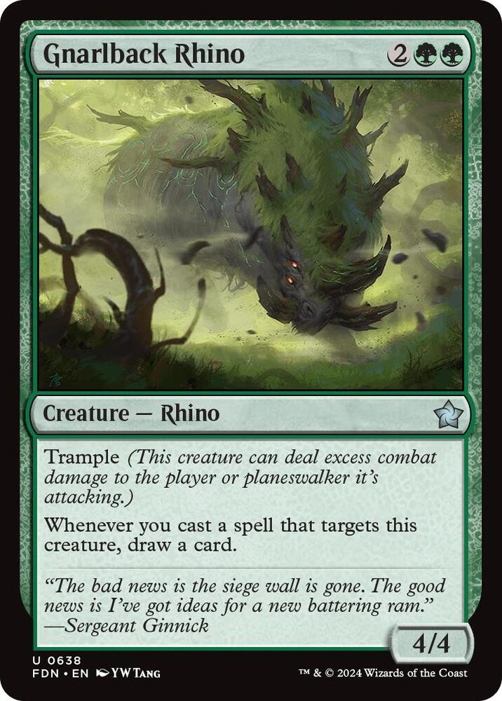 Gnarlback Rhino [Foundations - 638]