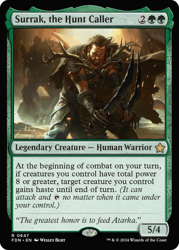 Surrak, the Hunt Caller (0647) [Foundations - 647]