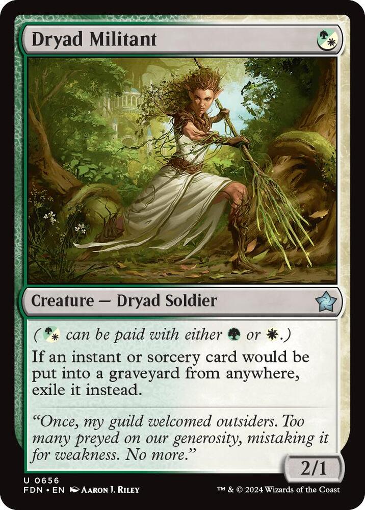 Dryad Militant [Foundations - 656]