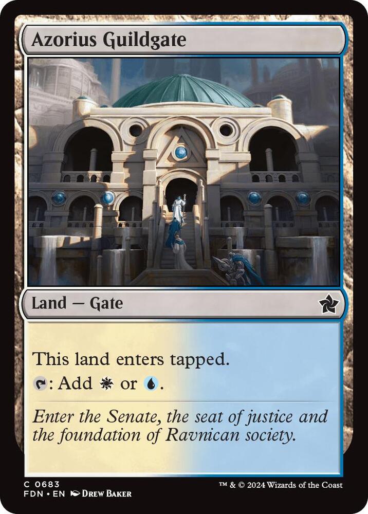 Azorius Guildgate [Foundations - 683]