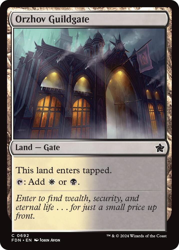Orzhov Guildgate [Foundations - 692]