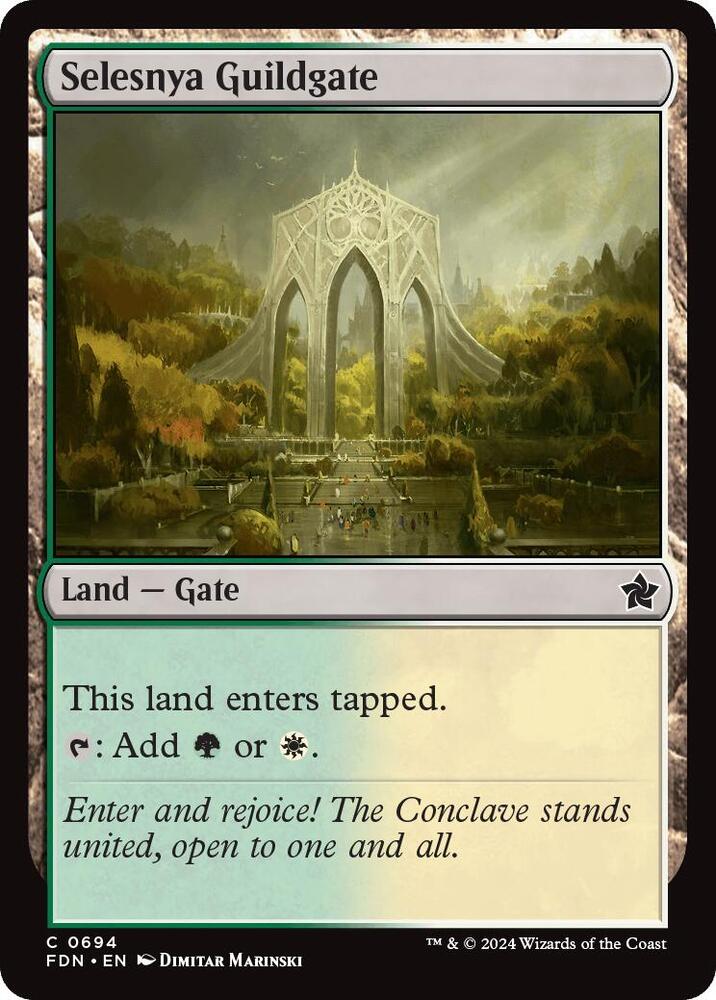 Selesnya Guildgate [Foundations - 694]