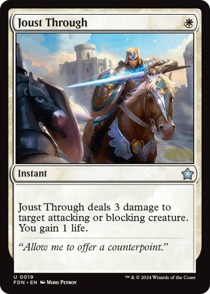 Joust Through [Foundations - 19]