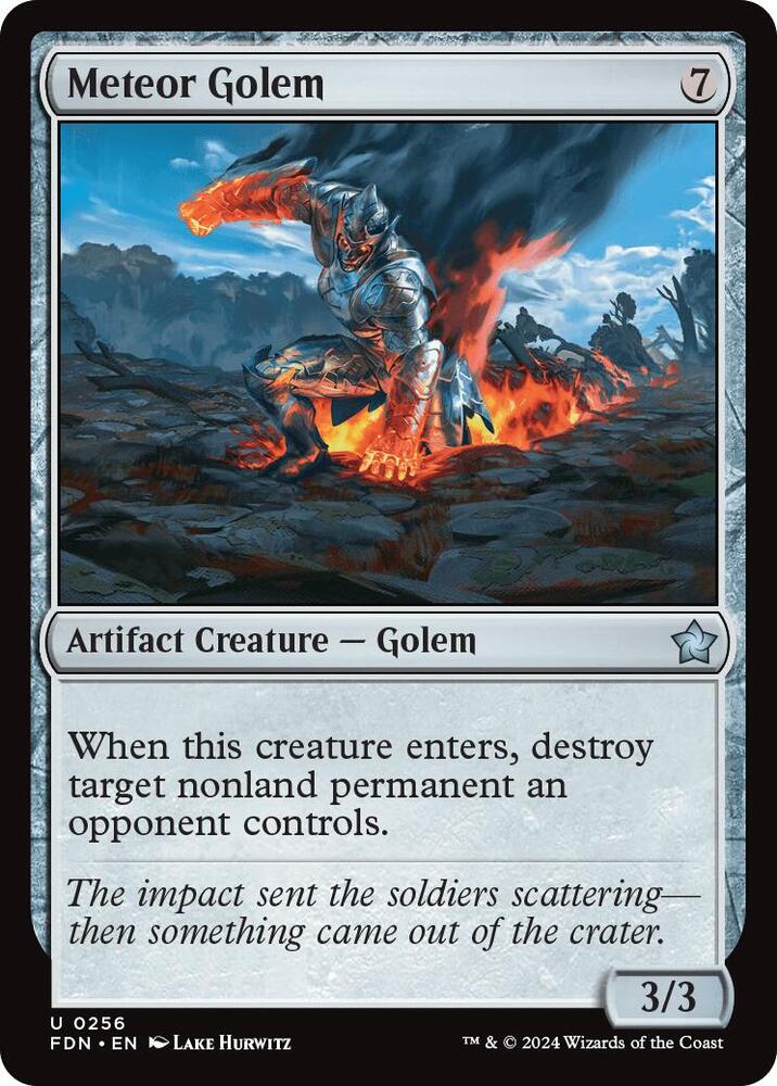 Meteor Golem [Foundations - 256]