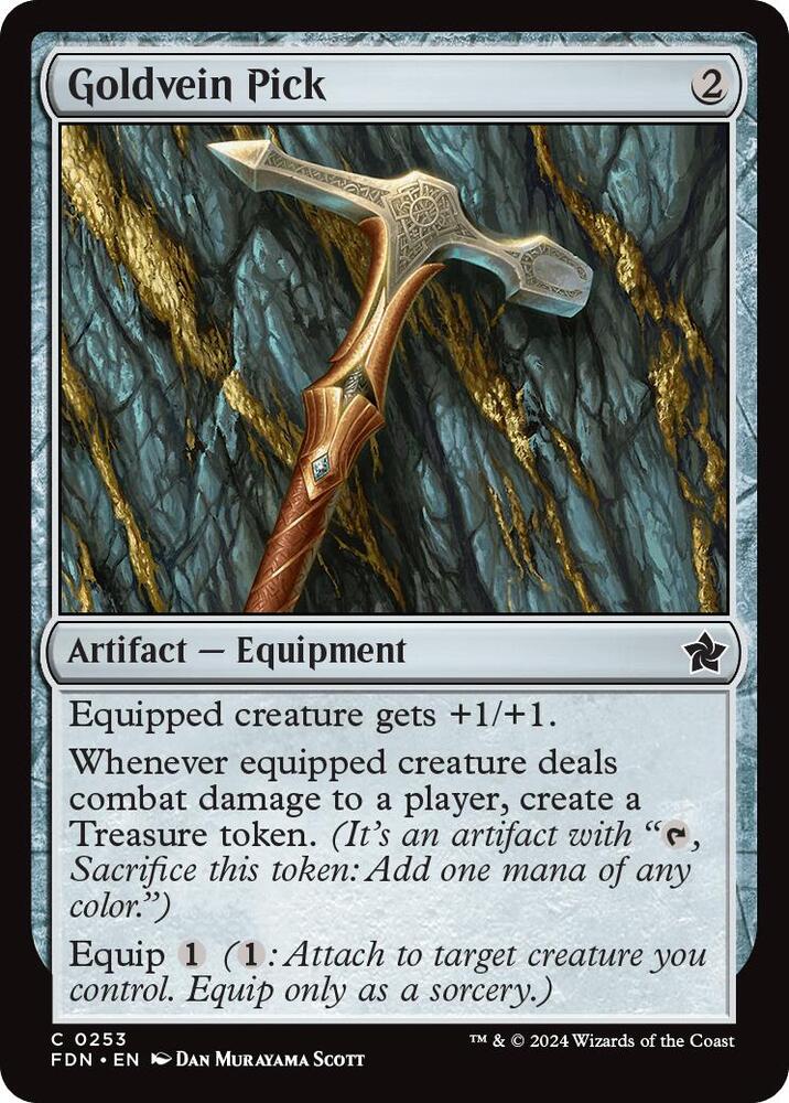 Goldvein Pick [Foundations - 253]
