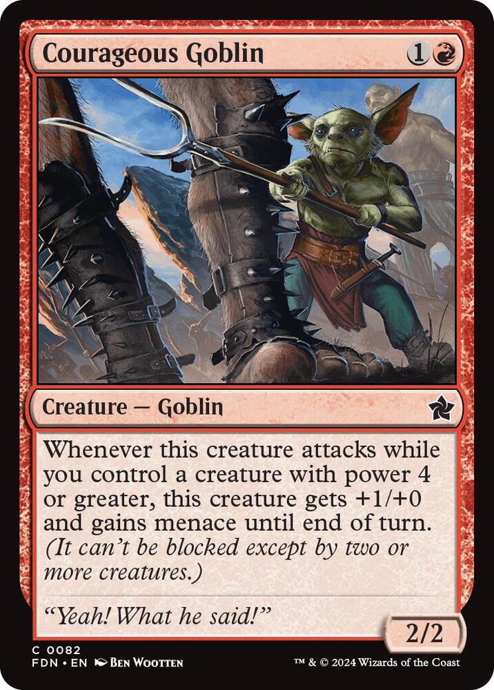 Courageous Goblin [Foundations - 82]