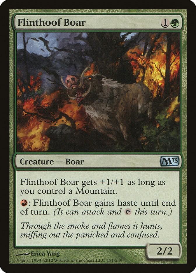 Flinthoof Boar [Magic 2013 (M13) - 171]