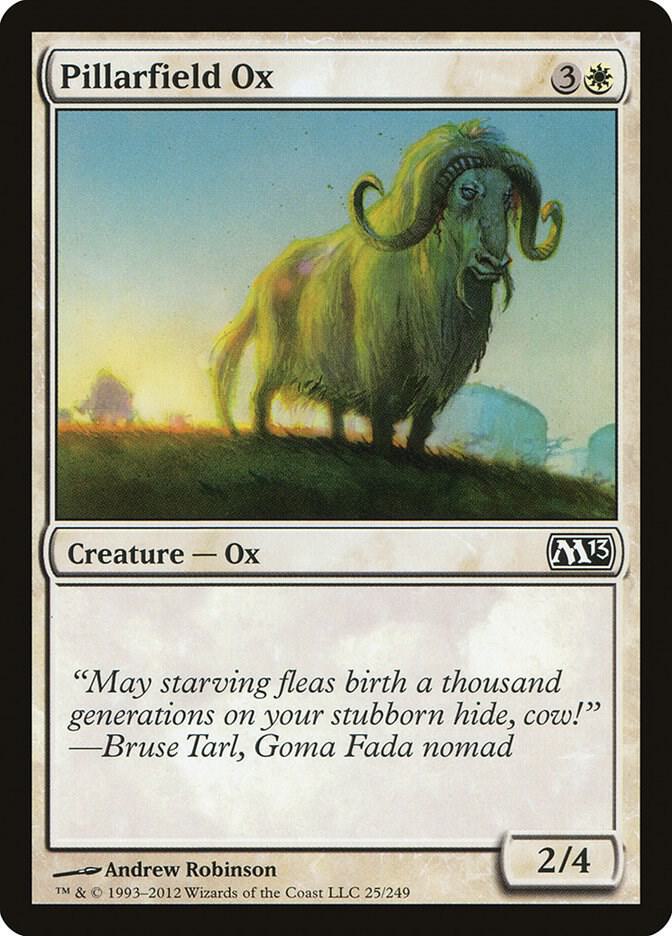 Pillarfield Ox [Magic 2013 (M13) - 25]