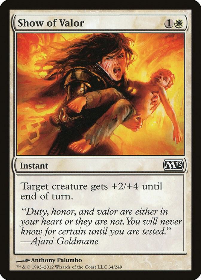 Show of Valor [Magic 2013 (M13) - 34]