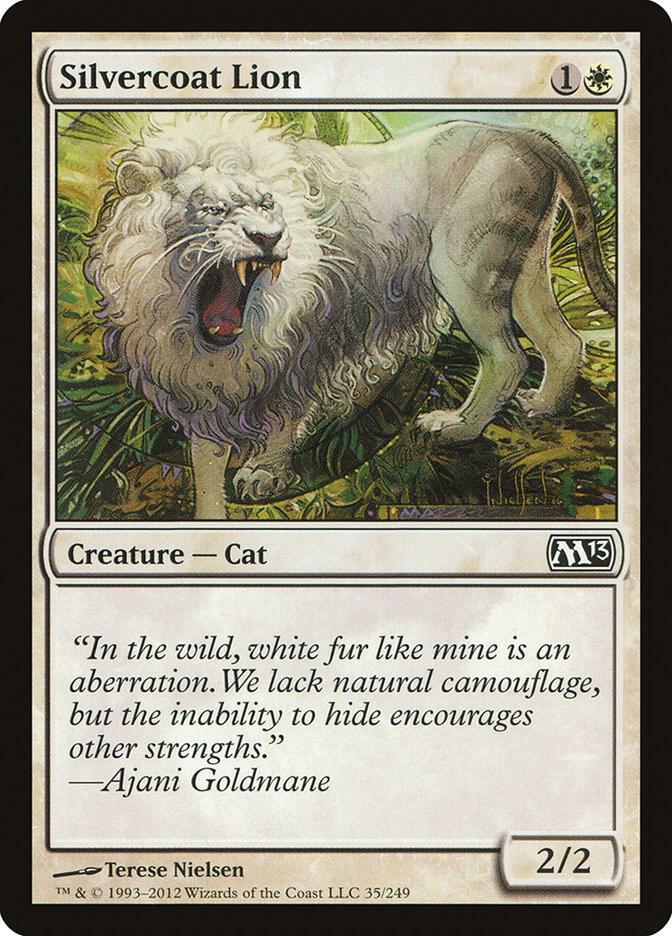 Silvercoat Lion [Magic 2013 (M13) - 35]