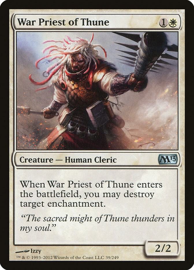 War Priest of Thune [Magic 2013 (M13) - 39]