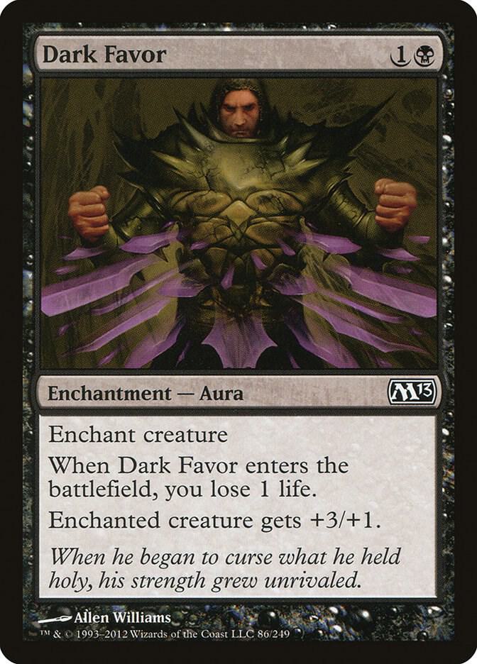 Dark Favor [Magic 2013 (M13) - 86]