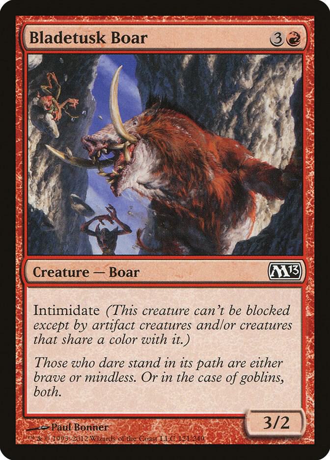 Bladetusk Boar [Magic 2013 (M13) - 121]
