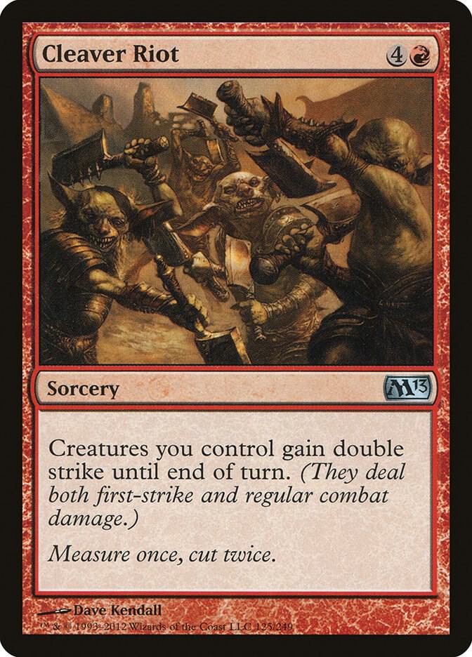 Cleaver Riot [Magic 2013 (M13) - 125]