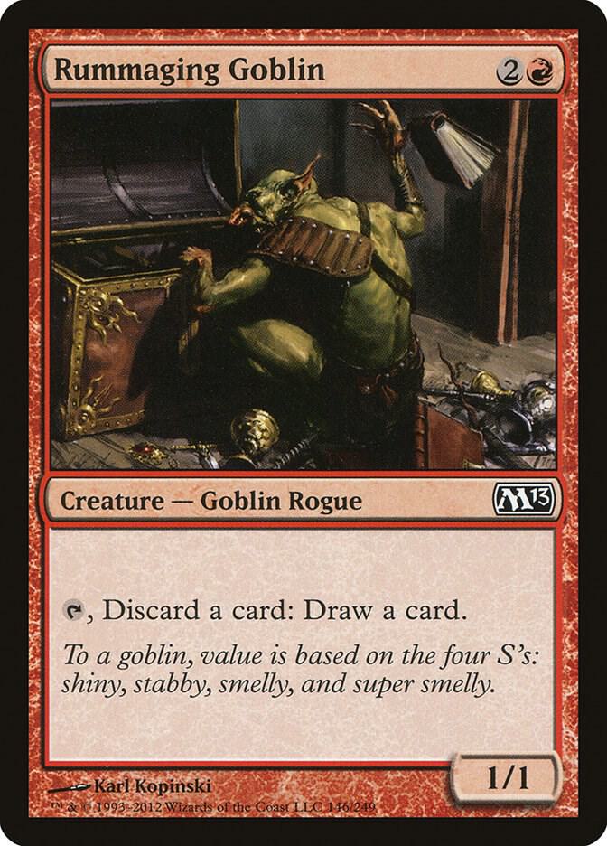 Rummaging Goblin [Magic 2013 (M13) - 146]