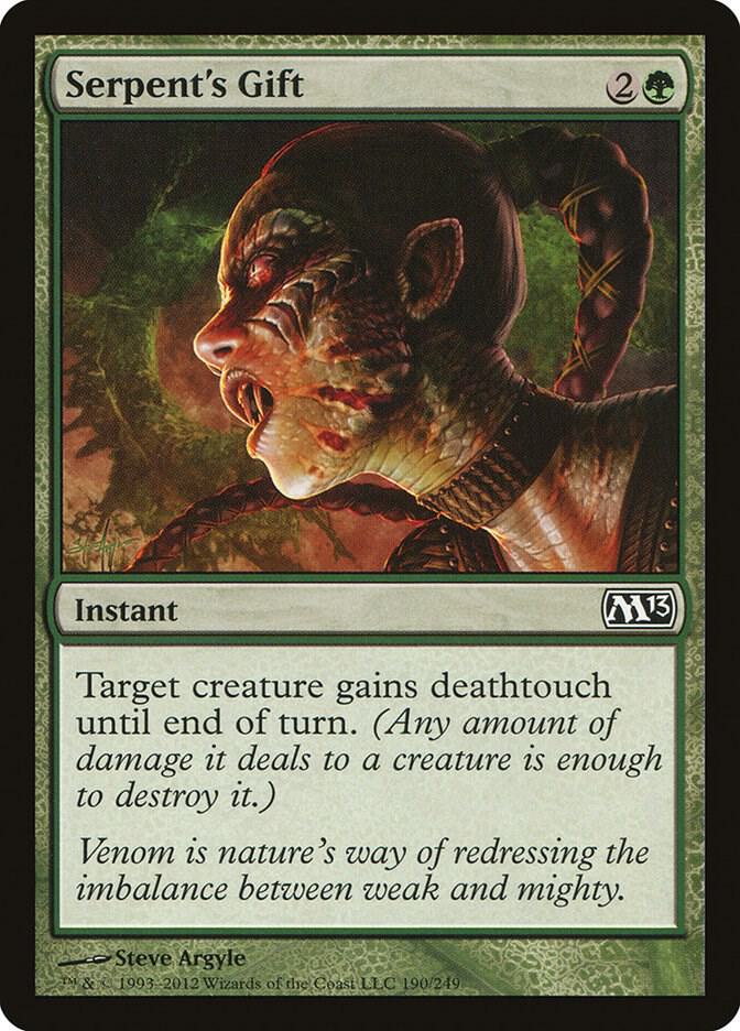 Serpent's Gift [Magic 2013 (M13) - 190]