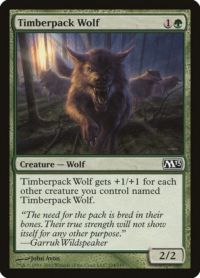 Timberpack Wolf [Magic 2013 (M13) - 194]