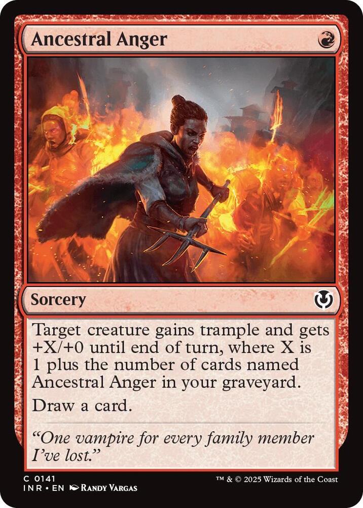 Ancestral Anger [Innistrad Remastered - 141]