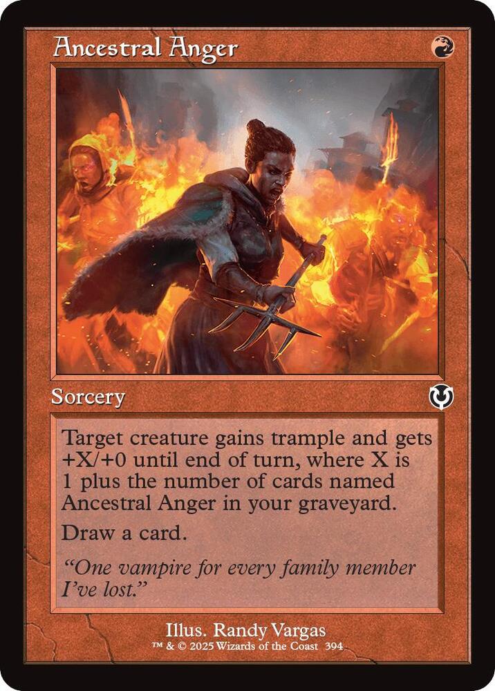 Ancestral Anger (Retro Frame) [Innistrad Remastered - 394]