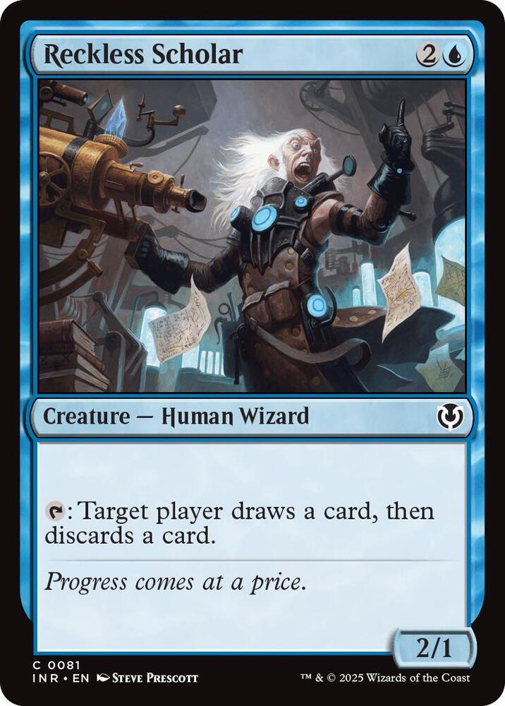 Reckless Scholar [Innistrad Remastered - 81]