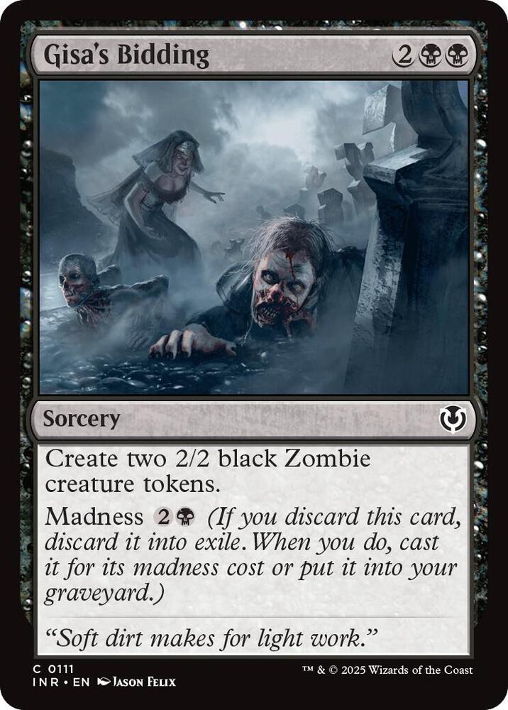Gisa's Bidding [Innistrad Remastered - 111]