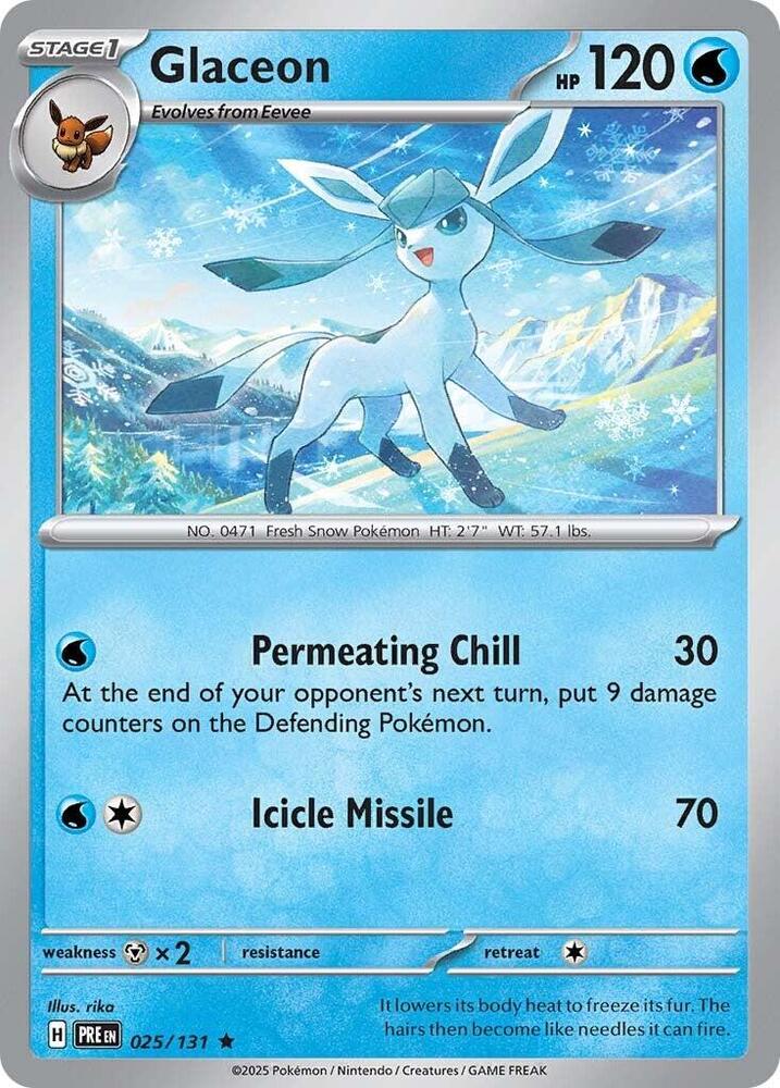 Glaceon [SV: Prismatic Evolutions - 025/131]