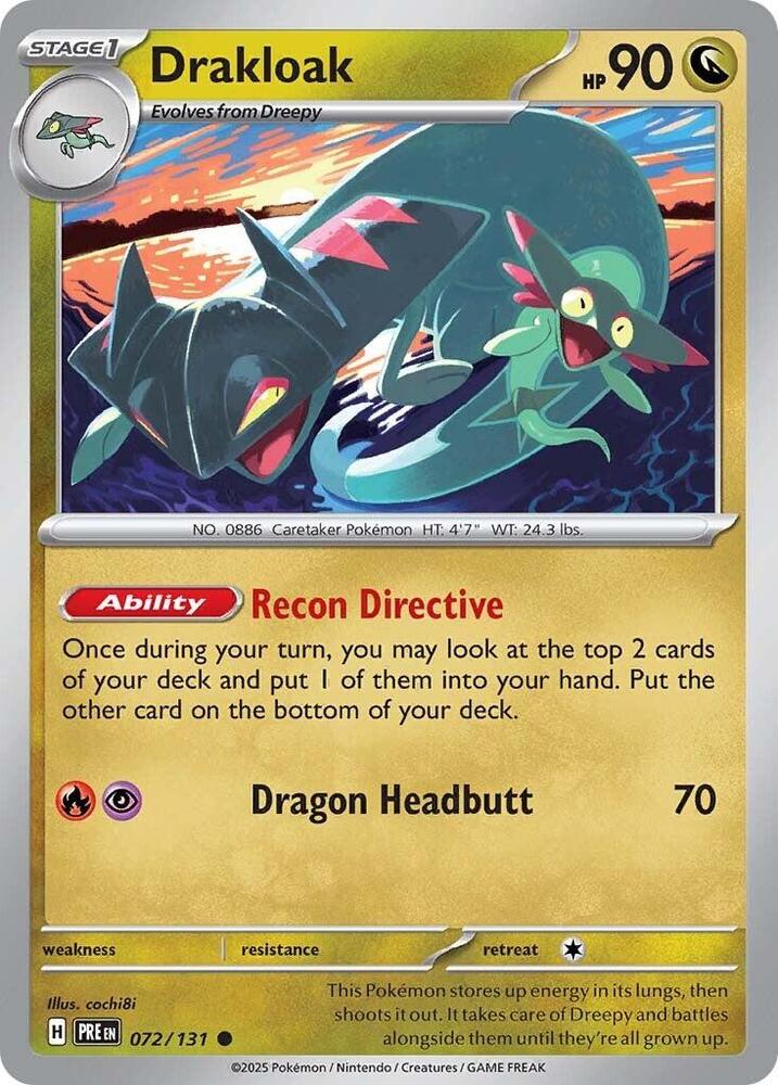 Drakloak [SV: Prismatic Evolutions - 072/131]