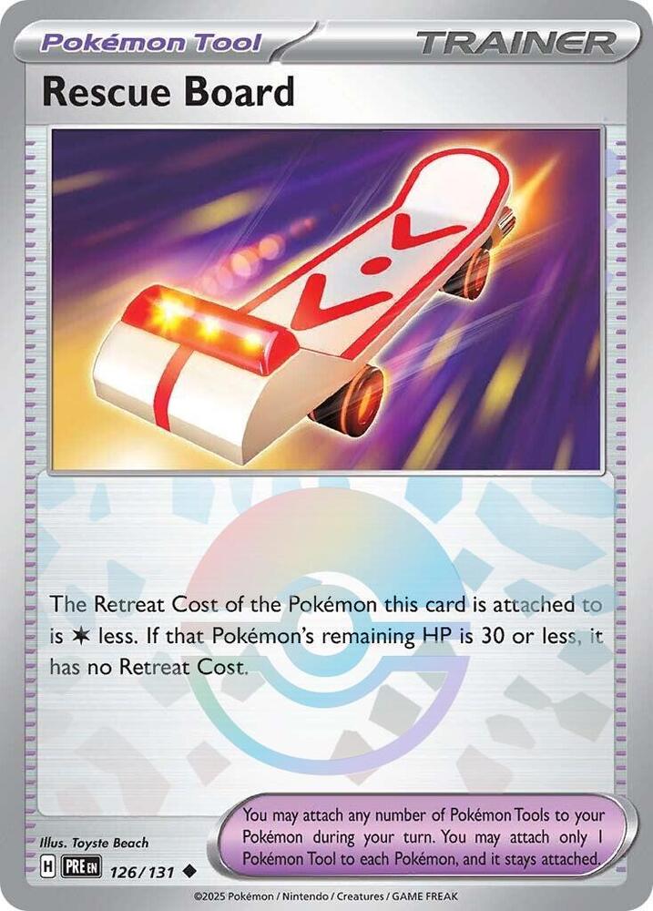 Rescue Board (Poke Ball Pattern) [SV: Prismatic Evolutions - 126/131]