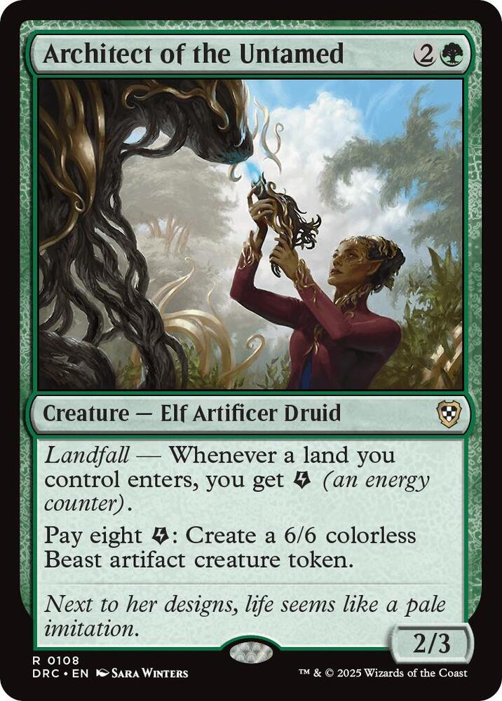 Architect of the Untamed [Commander: Aetherdrift - 108]