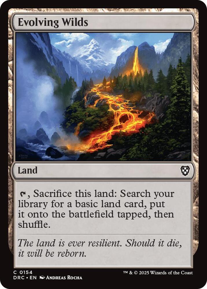 Evolving Wilds (0154) [Commander: Aetherdrift - 154]