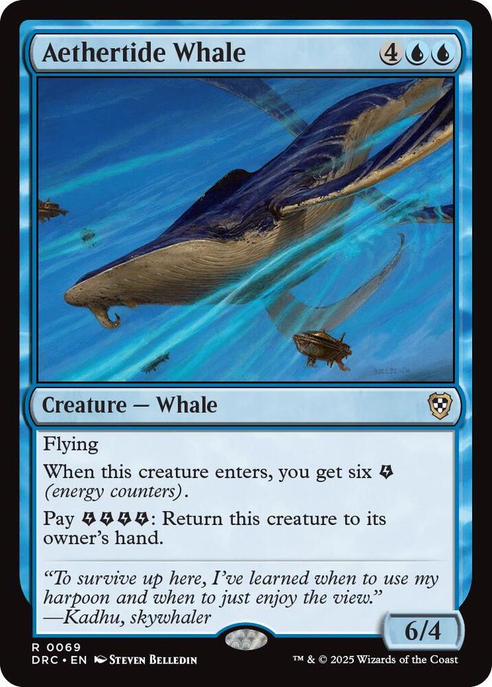 Aethertide Whale [Commander: Aetherdrift - 69]