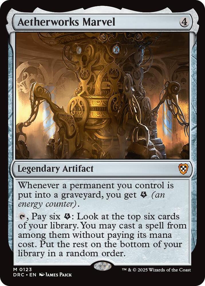 Aetherworks Marvel [Commander: Aetherdrift - 123]
