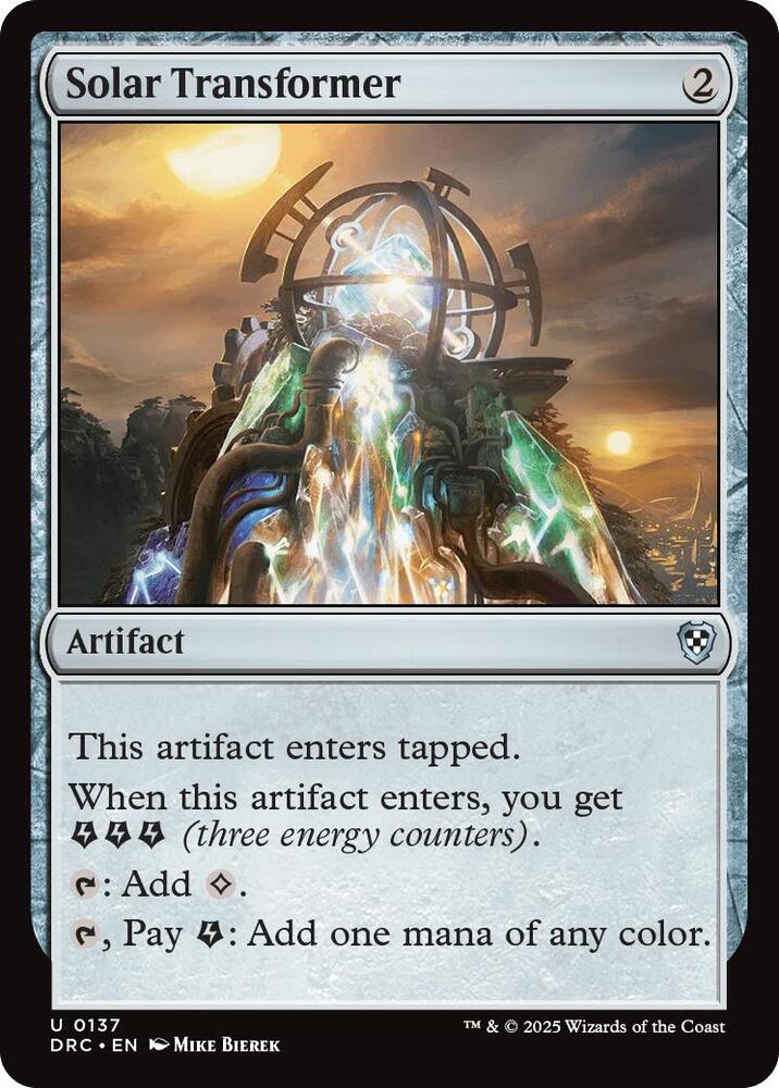 Solar Transformer [Commander: Aetherdrift - 137]