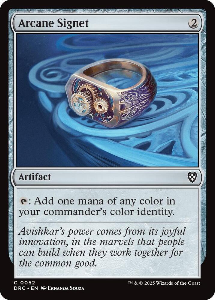 Arcane Signet (0052) [Commander: Aetherdrift - 52]