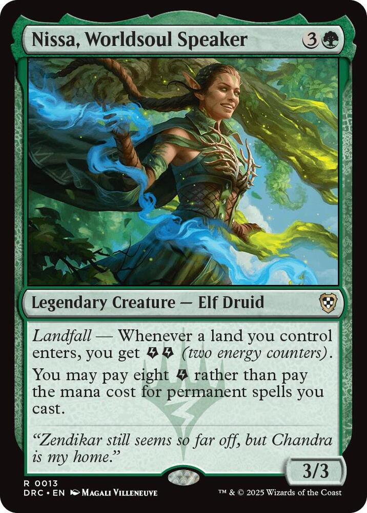 Nissa, Worldsoul Speaker [Commander: Aetherdrift - 13]