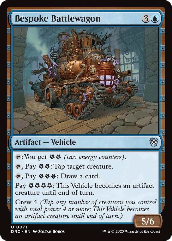 Bespoke Battlewagon [Commander: Aetherdrift - 71]