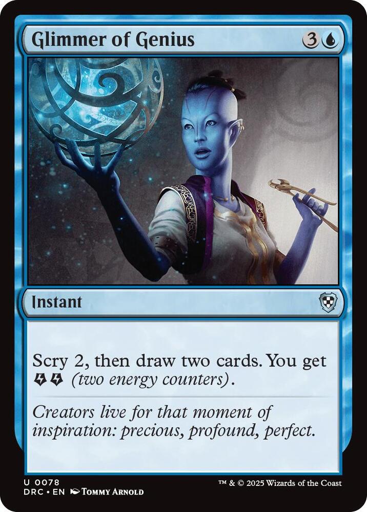 Glimmer of Genius [Commander: Aetherdrift - 78]