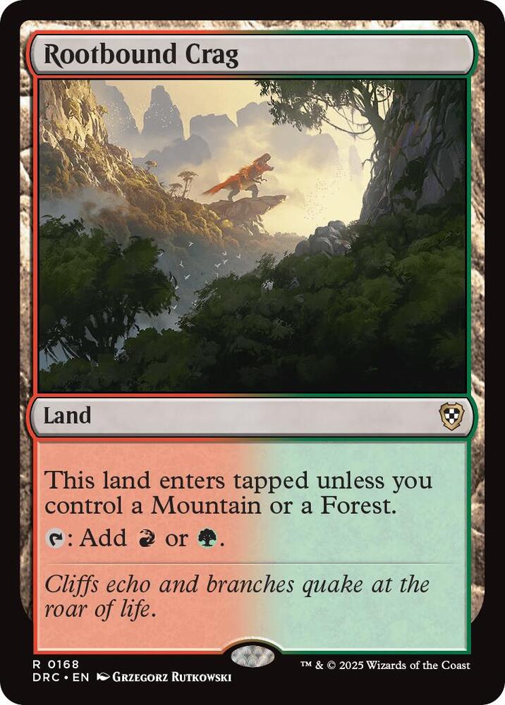 Rootbound Crag [Commander: Aetherdrift - 168]