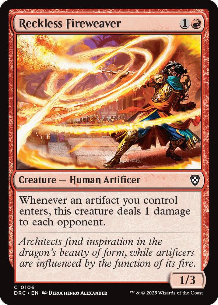 Reckless Fireweaver [Commander: Aetherdrift - 106]