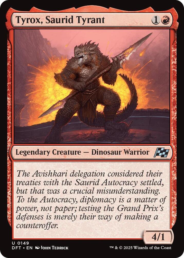 Tyrox, Saurid Tyrant [Aetherdrift - 149]