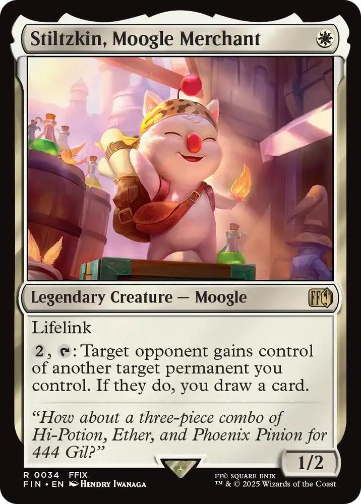 Stiltzkin, Moogle Merchant [FINAL FANTASY - 34]