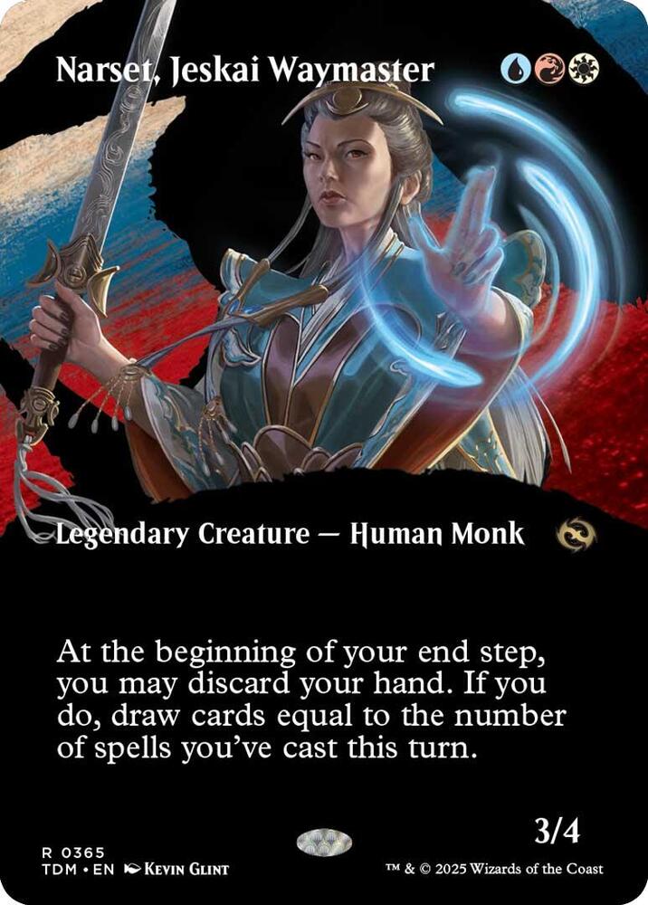 Narset, Jeskai Waymaster (Borderless) [Tarkir: Dragonstorm - 365]